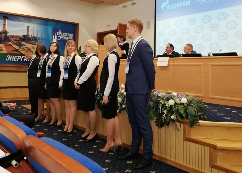 Cлужба по связям с общественностью и СМИ ООО «Газпром трансгаз Ставрополь», справа – Николай Чернов, ответственный за информационную работу в «Газпром трансгаз Ставрополь профсоюзе».