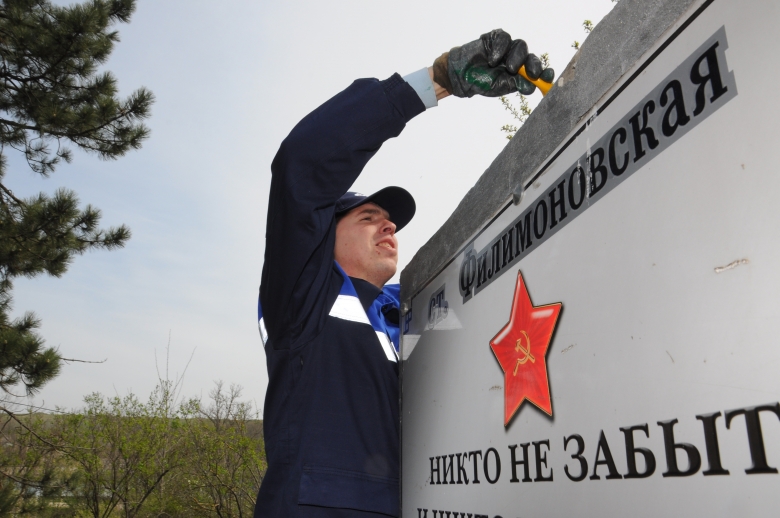 Ремонтно - реставрационные работы памятников воинам Великой Отечественной войны Обществом «Газпром трансгаз Ставрополь» в 2018 году