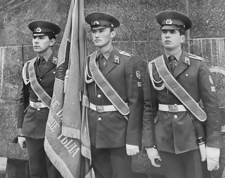 В военном училище, 1986 год (Александр Макаревич – крайний справа)