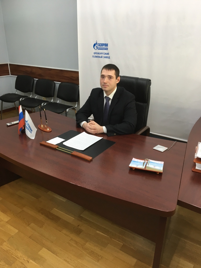 Александр Горбань, электромонтер по ремонту и обслуживанию электрооборудования ОГЗ, участник конференций молодых специалитов