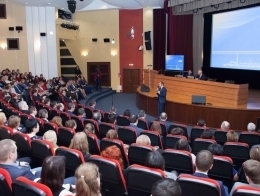 Встреча с трудовым коллективом в Новом Уренгое