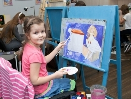 Юная художница София Семкина