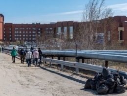 С территории Нового Уренгоя вывезено 40 кубометров мусора