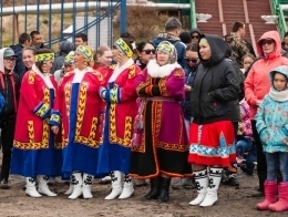 На торжественном открытии праздника