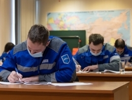 Проведение теоретической части конкурса профмастерства среди операторов по добыче нефти и газа